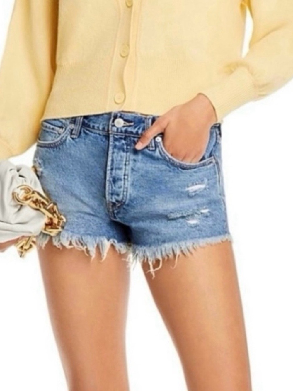 Free People's denim short